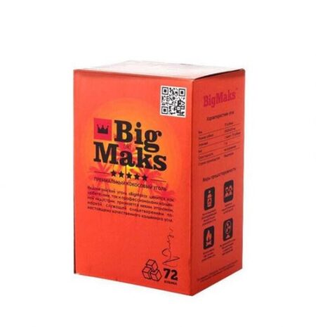 Уголь Big Maks 25 мм 72шт