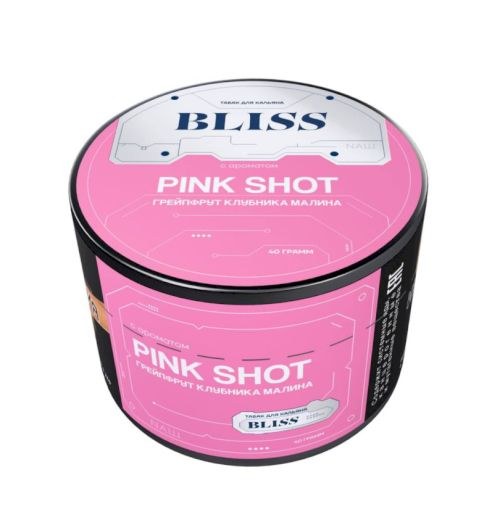 BLISS 40гр Грейпфрут клубника малина (Pink Shot)
