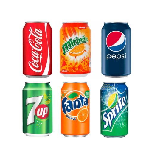 Газированные напитки (7up,Mirinda,Fanta,Pepsi,Sprite)