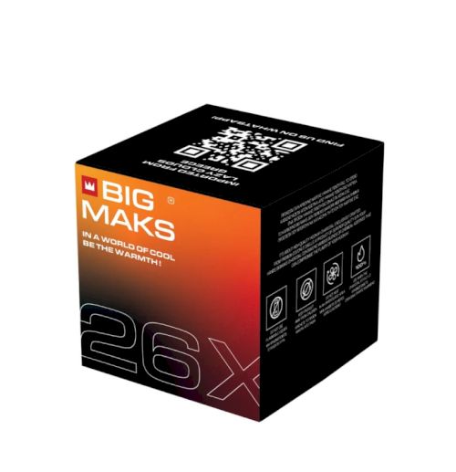 Уголь Big Maks 26мм 64шт